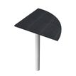 Angle de liaison à 90° pour Bureau Trend (pied non inclus) - plateau imitation frêne noir