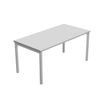 Bureau droit Trend - L160 - pieds arches - plateau gris