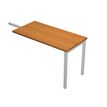 Retour direct pour Bureau Trend pieds métal arche - L120 - plateau imitation aulne