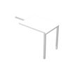Retour direct pour Bureau Trend pieds métal arche - L140 - plateau blanc