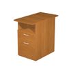 Caisson hauteur bureau Trend - L43xP80xH72 cm - 2 tiroirs dont 1 DS + 1 niche - aulne