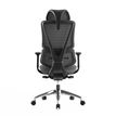 3760185021234-Fauteuil de bureau EGOSTAR Ultra - accoudoirs réglables - Appui-tête réglable - noir--4
