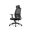 3760185024556-Fauteuil de bureau OPEN - accoudoirs réglables - appuie-tête réglable - noir--1