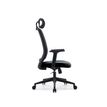 3760185024556-Fauteuil de bureau OPEN - accoudoirs réglables - appuie-tête réglable - noir--2