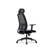 3760185024556-Fauteuil de bureau OPEN - accoudoirs réglables - appuie-tête réglable - noir--3