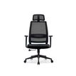 3760185024556-Fauteuil de bureau OPEN - accoudoirs réglables - appuie-tête réglable - noir--4