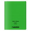 3020120124001-Conquérant Classique - Cahier polypro à rabat 24 x 32 cm - 96 pages - grands carreaux (Seyes) - vert--0