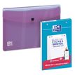 3020120230481-Oxford - Pack de 30 fiches Bristol - A5 - petits carreaux - perforées - blanc + une chemise A5--2