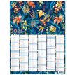 3664447193700-Calendrier Poster or - 6 mois par face - 21 x 26,5 cm - Oberthur--1