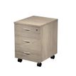 7331920004278-Caisson mobile Trend - L43xP52xH59,5 cm - 3 tiroirs - imitation chêne canadien--0