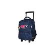 3661507062013-Sac à dos à roulettes KIP YOU ROCK-2 compartiments- marine- Kid'Abord--1