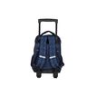 3661507062013-Sac à dos à roulettes KIP YOU ROCK-2 compartiments- marine- Kid'Abord--2