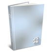 3592930025965-Agenda RDC reliure intégra année scolaire BOUCHUT "Gamme in the air" 12,5 x 17,5 cm coloris gris PEFC--0