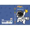 3592930026061-Agenda RDC reliure intégra BOUCHUT "Cosmo Space" 12,5 x 17,5 cm coloris bleu --1