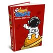 3592930026085-Agenda RDC reliure intégra BOUCHUT "Cosmo Space" 12,5 x 17,5 cm coloris rouge --0