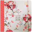 3664447200248-Agenda à élastique Sakura - 1 semaine sur 2 pages - 16,5 x 16,5 cm - fleurs de cerisiers - Oberthur--0
