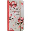 Agenda de poche à élastique Sakura - 1 semaine sur 2 pages - 9,5 x 17,5 cm - fleurs de cerisiers - Oberthur