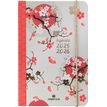 Agenda à élastique Sakura - 1 semaine sur 2 pages - 10 x 15 cm - fleurs de cerisiers - Oberthur