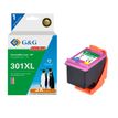Cartouche compatible HP 301XL - cyan, magenta,jaune - G&G
