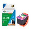 Cartouche compatible HP 304XL - cyan, magenta,jaune - G&G