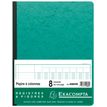 Exacompta - Piqûre comptable - 8 colonnes par page - 32 x 25 cm - 80 pages - vert