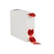 3760028771012-Logistipack - Rouleau de 500 étiquettes -20% en boîte distributrice - Rouge-Avant-0