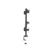 0065030867795-StarTech.com ARMQUAD - Bras support pour 4 écrans jusqu'à 27" - fixation pince - noir-Gauche-4