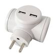 3760110687320-Watt&Co - Multiprise Biplite - 2 prises 16A et 2 ports USB - Rotative 180°--0