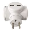 3760110687320-Watt&Co - Multiprise Biplite - 2 prises 16A et 2 ports USB - Rotative 180°--1
