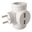 3760110687320-Watt&Co - Multiprise Biplite - 2 prises 16A et 2 ports USB - Rotative 180°--2