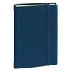 Agenda à élastique Silk President Prestige - 1 semaine sur 2 pages - 21 x 27 cm - bleu marine - Quo Vadis
