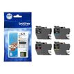 4977766813600-Brother LC421 - pack de 4 - noir, jaune, cyan, magenta - cartouche d'encre originale-P_405112952_7-3
