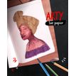 4006381547123-STABILO woody 3 in 1 ARTY - 6 Crayons de couleur - noir, jaune, turquoise, bleu d'outremer-P_405113589_6-5