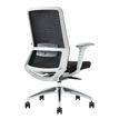 3701338802430-Fauteuil de bureau POLAR - accoudoirs réglables - appuie-tête en option - noir-P_405113807_3-2