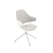 3701338802072-Lot de 2 chaises KHONG - avec accoudoirs - blanc et gris-P_405113821_1-0
