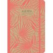 Agenda broché Natural Kraft corail - 1 jour par page - 12,5 x 17,5 cm - Bouchut