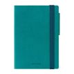 Agenda 1 jour par page - 9,5 x 13,5 cm - bleu pétrole - Legami