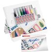 4057305031020-Edding Nordic - Pack de 8 marqueurs acryliques - noir, jaune pastel, rouge, vert mousse, b-P_405117148_8-3
