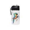 3700572763828-Kiub Kook - Gourde avec paille - 350 ml - perroquet-P_405118566_1-0