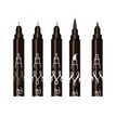4014421191144-ONLINE Black Lettering - ensemble de stylo-brosse et crayon fin - noir - 5 pièces-P_405118746_2-0