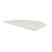 3760350282187-Bureau ELLIOT L70 - pieds noir - plateau multipli Blanc laqué-P_405119086_2-1
