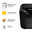 0043859769018-Fellowes Powershred LX25 - Destructeur de documents coupe croisée - 6 feuilles - Corbeill-P_405119532_4-1