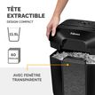 0043859769018-Fellowes Powershred LX25 - Destructeur de documents coupe croisée - 6 feuilles - Corbeill-P_405119532_6-3