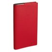 Agenda de poche Soho Italnote avec répertoire - 1 semaine sur 2 pages - 8,8 x 17 cm - rouge - Quo Vadis