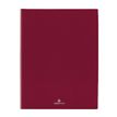 Agenda Odessa - 1 semaine sur 2 pages - 22 x 28 cm - bordeaux - Oberthur
