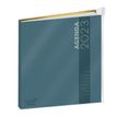 My Agenda avec poche Zip - 1 semaine sur 2 pages - 16 x 16 cm - bleu/jaune - Quo Vadis