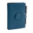 Agenda de poche Soho Randonnée Prestige avec porte mine - 1 semaine sur 2 pages - 9 x 12,5 cm - bleu acier - Quo Vadis
