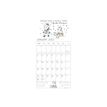 8054117623180-Calendrier mensuel Chats endormis - 18 x 18 cm - Legami-P_405121167_3-1