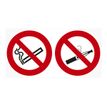 3130630671114-Exacompta - Panneau Interdiction de vapoter et fumer - 30 x 15 cm - rouge-P_405121366_2-0