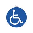 3130630671138-Exacompta - Panneau Parking réservé handicapés - 30 cm de diamètre-P_405121367_2-0